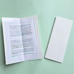 HOSSO Slim Hard Folder A4 Half-Size / KINGJIM