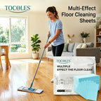 100 Multi-Purpose Floor Cleaning Sheets | 99.9% Sterilization Rate, Removes Stains and Odors, Suitable for Hardwood/Tile/Shelves and RV Walls