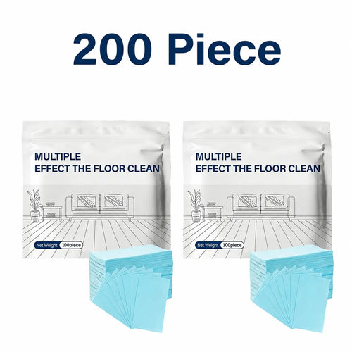 100 Multi-Purpose Floor Cleaning Sheets | 99.9% Sterilization Rate, Removes Stains and Odors, Suitable for Hardwood/Tile/Shelves and RV Walls