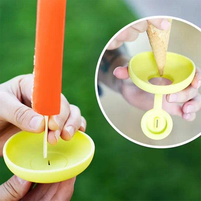 4pcs Silicone Ice Cream Holder Stand Set, Summer Popsicle Holder, Leak-Proof Cone Support with Drip Guard, Portable Youngsters's Ice Pop Mold Tray for On-The-Go Snacks - Dishwasher Safe, Thanksgiving tableware